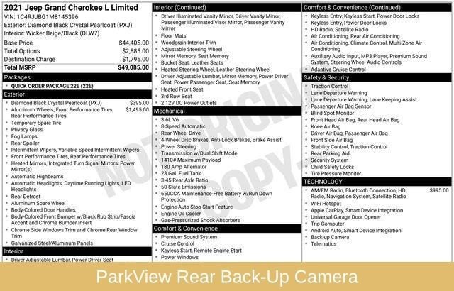 2021 Jeep Grand Cherokee L Limited