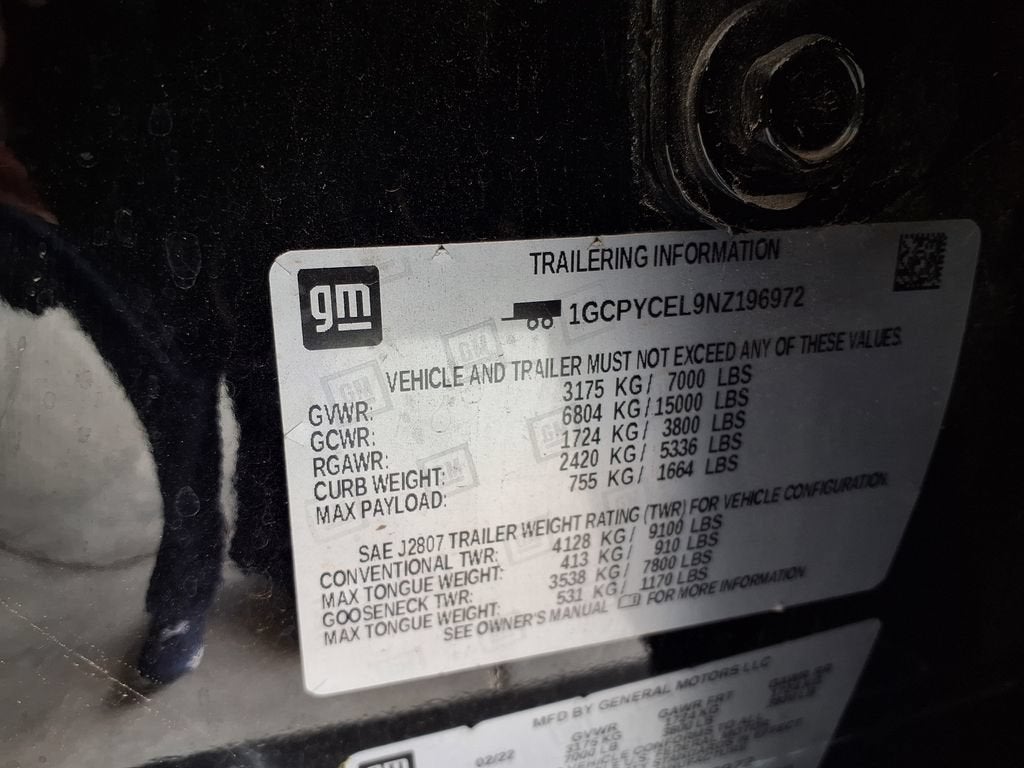2022 Chevrolet Silverado 1500 LTD Custom Trail Boss