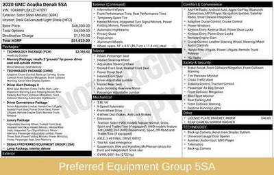 2020 GMC Acadia Denali