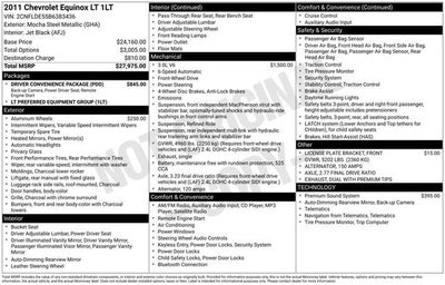 2011 Chevrolet Equinox LT w/1LT