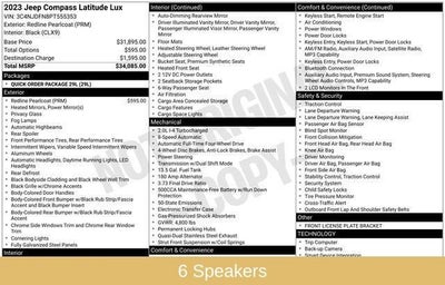 2023 Jeep Compass Latitude Lux