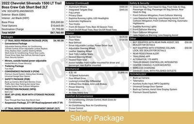 2022 Chevrolet Silverado 1500 LT Trail Boss