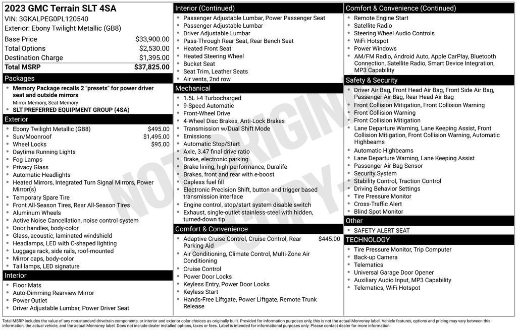 2023 GMC Terrain SLT