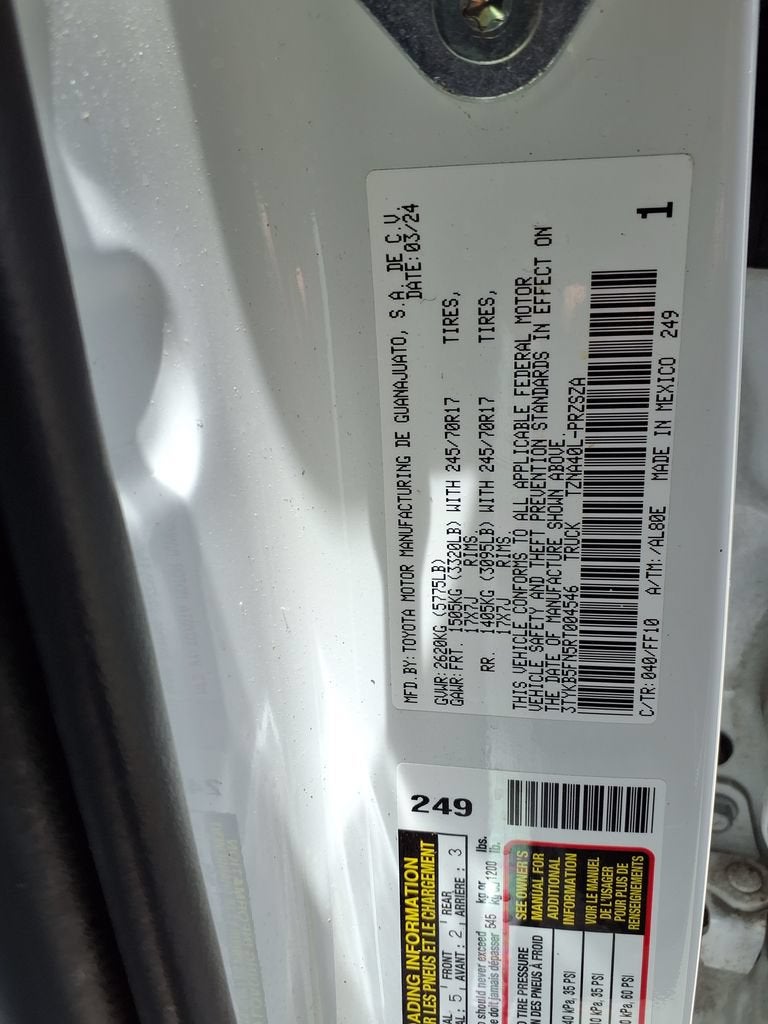 2024 Toyota Tacoma 2WD SR5