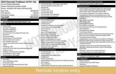 2025 Chevrolet Trailblazer ACTIV