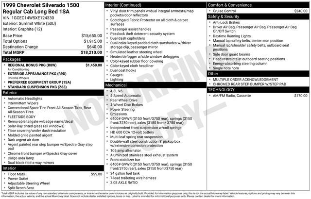 1999 Chevrolet Silverado 1500 Base