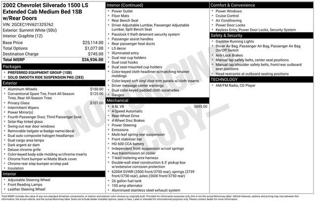 2002 Chevrolet Silverado 1500 LS
