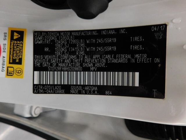 2017 Toyota Highlander Limited