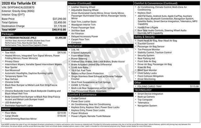 2020 Kia Telluride EX