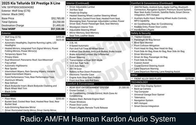 2025 Kia Telluride SX-Prestige X-Line