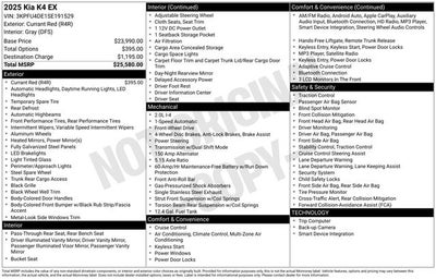 2025 Kia K4 EX