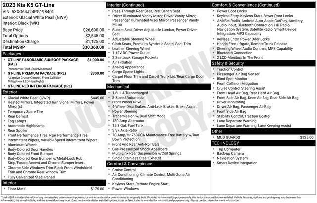 2023 Kia K5 GT-Line