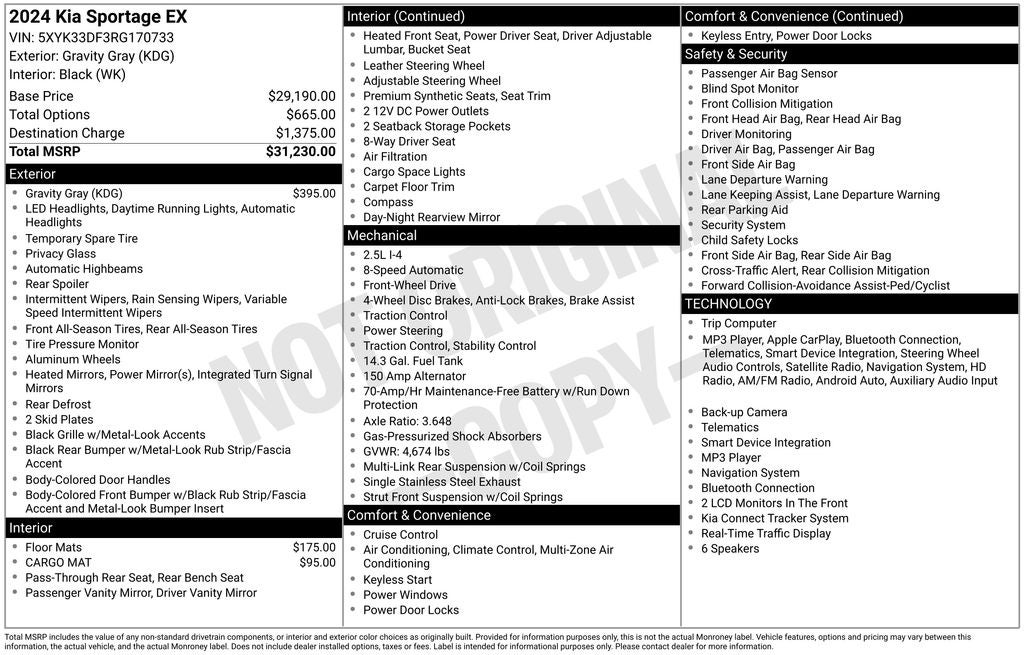 2024 Kia Sportage EX