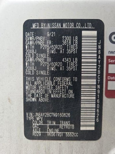 2022 Nissan Armada SL