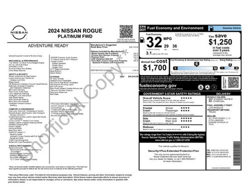 2024 Nissan Rogue Platinum