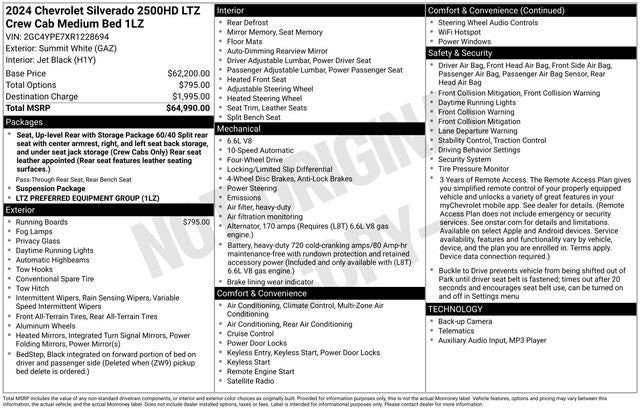 2024 Chevrolet Silverado 2500HD LTZ