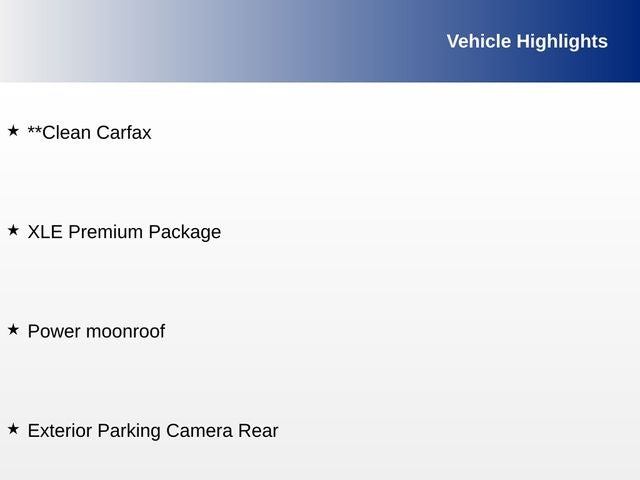 2016 Toyota Avalon XLE Premium