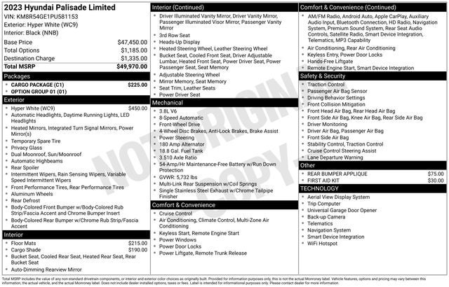 2023 Hyundai Palisade Limited