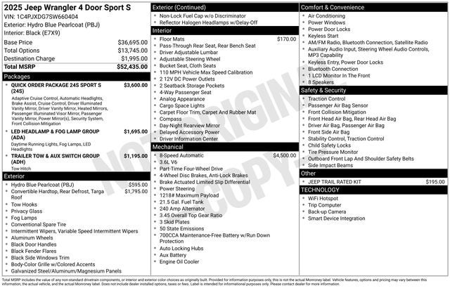 2025 Jeep Wrangler 4-Door Summit 4x4