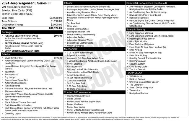 2024 Jeep Wagoneer L Series III 4x4