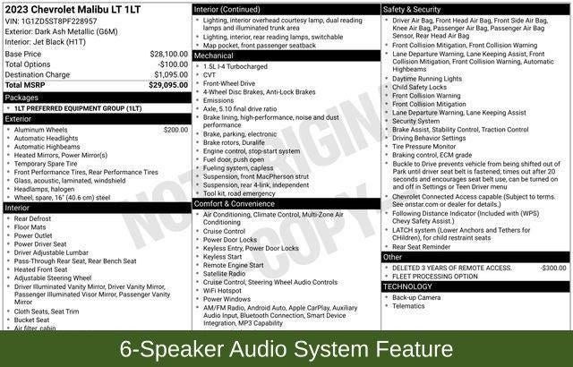 2023 Chevrolet Malibu FWD 1LT