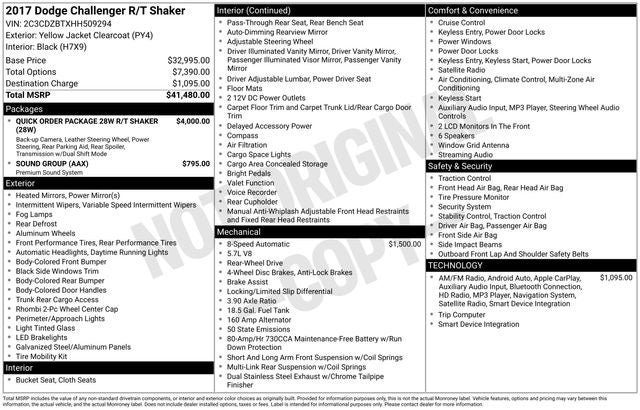 2017 Dodge Challenger R/T