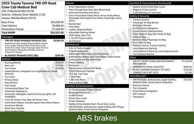 2025 Toyota Tacoma SR5