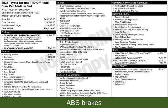 2025 Toyota Tacoma SR5