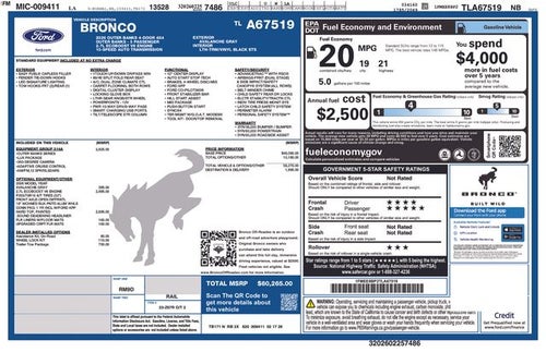 2026 Ford Bronco Outer Banks