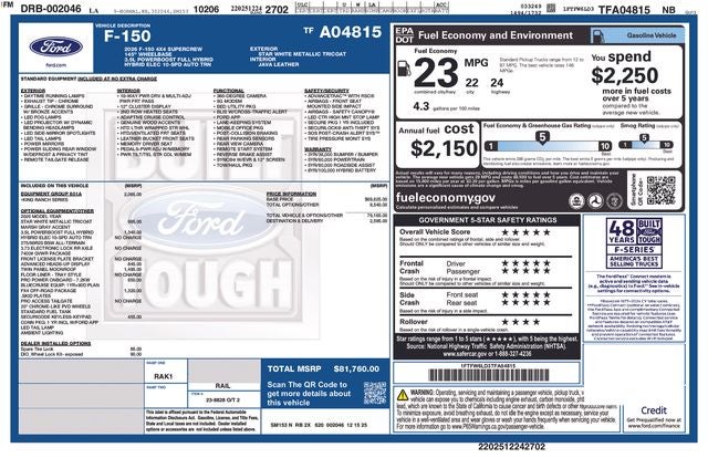 2026 Ford F-150 King Ranch