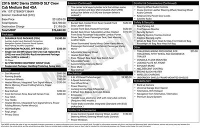 2016 GMC Sierra 2500HD SLT