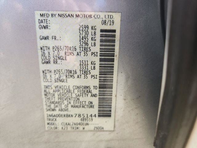 2019 Nissan Frontier SV