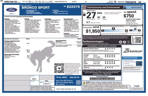 2026 Ford Bronco Sport Heritage