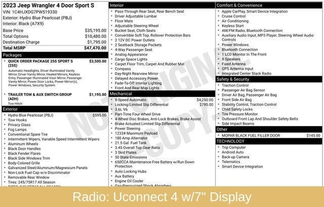 2023 Jeep Wrangler Sport S