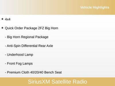 2018 RAM 2500 Big Horn