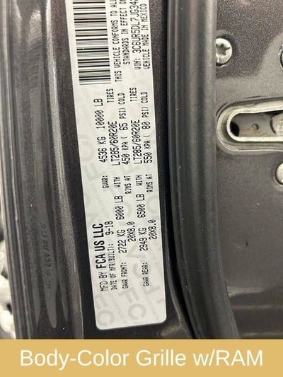 2018 RAM 2500 Big Horn