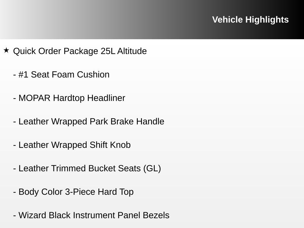 2023 Jeep Wrangler Altitude