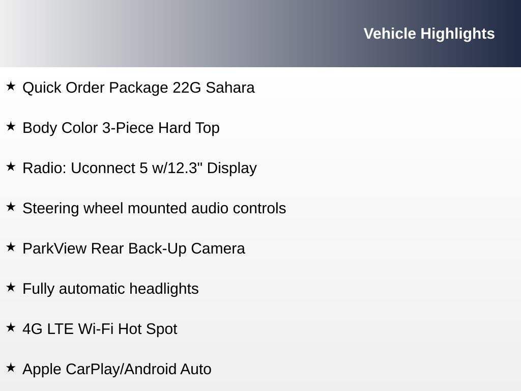 2025 Jeep Wrangler Sahara