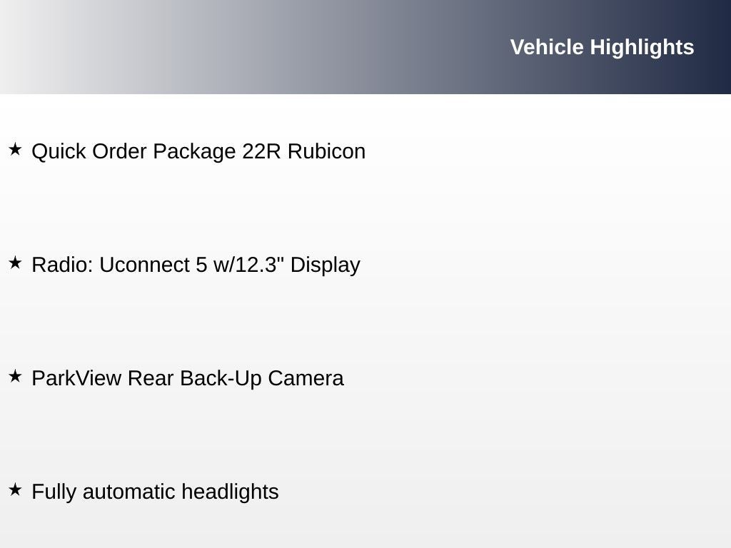 2025 Jeep Wrangler Rubicon