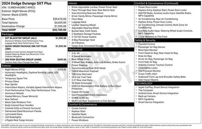2024 Dodge Durango SXT Plus