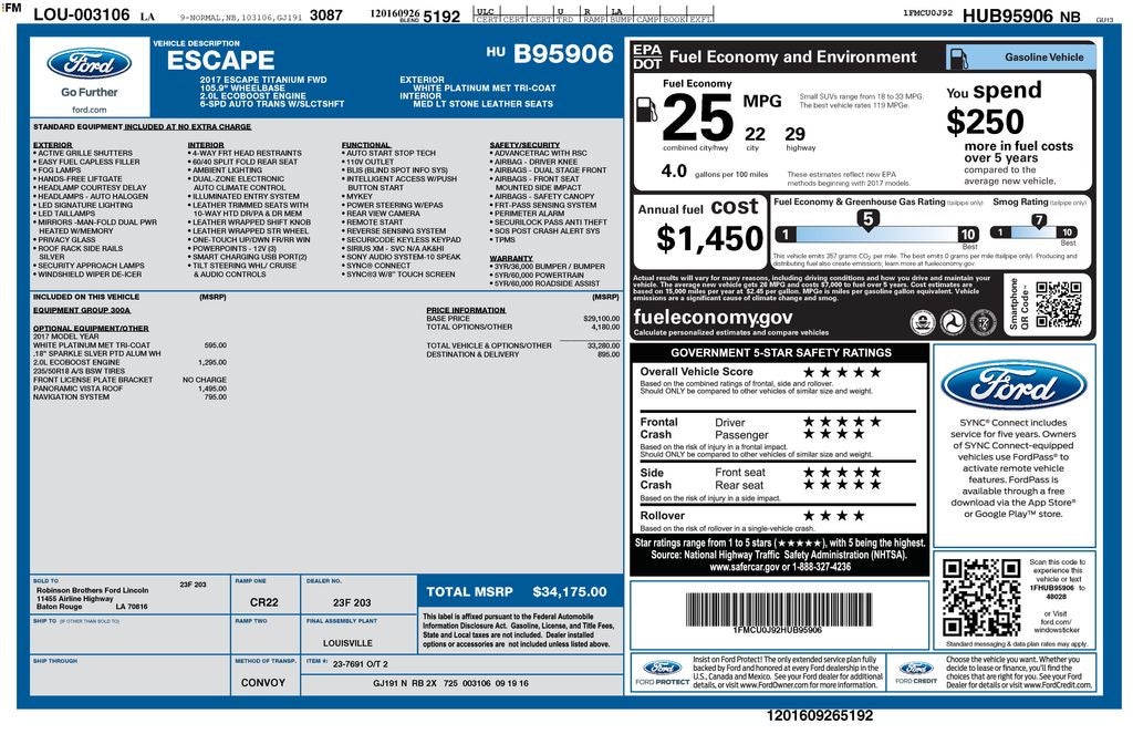 2017 Ford Escape Titanium