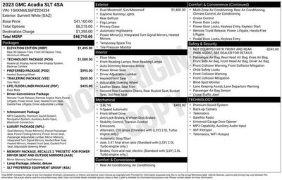2023 GMC Acadia SLT