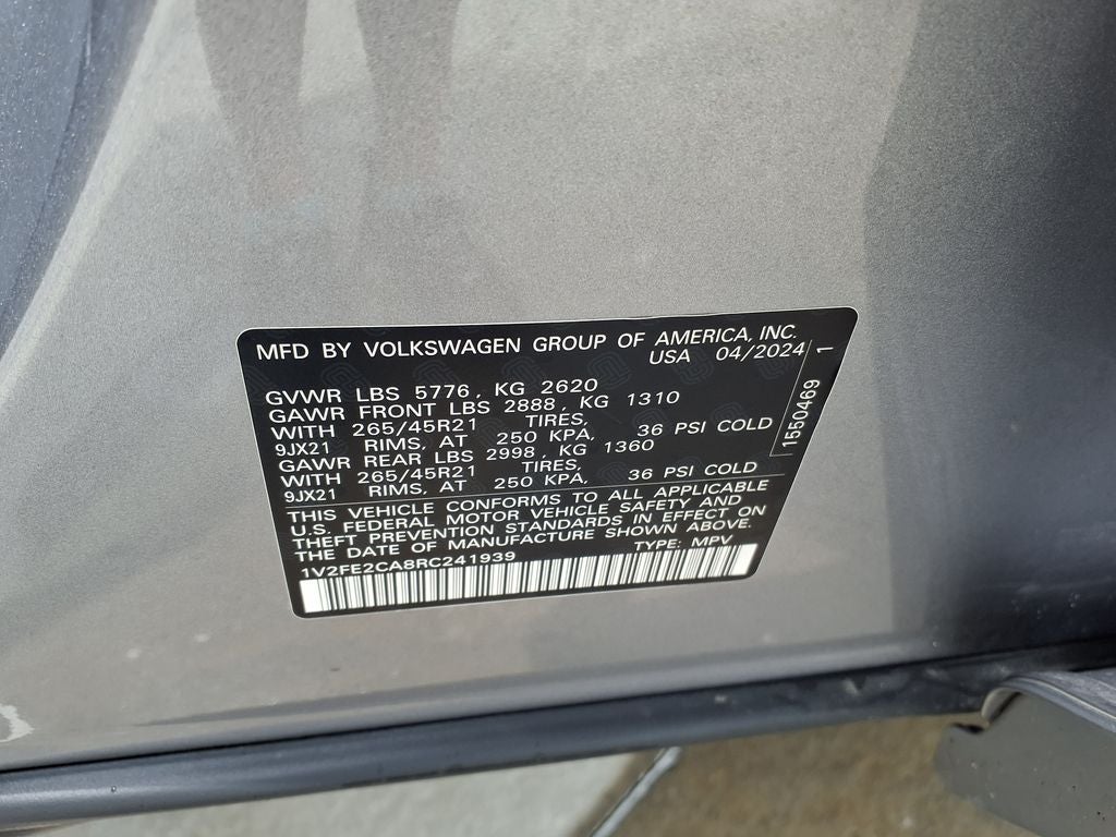 2024 Volkswagen Atlas Cross Sport 2.0T SEL Premium R-Line
