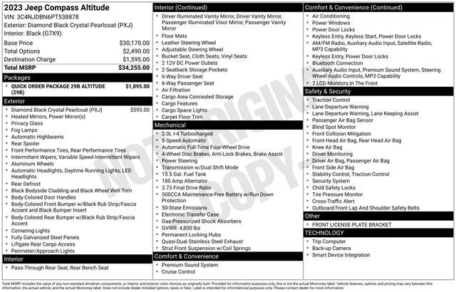 2023 Jeep Compass Altitude 4X4's photo