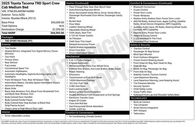 2025 Toyota Tacoma TRD Sport