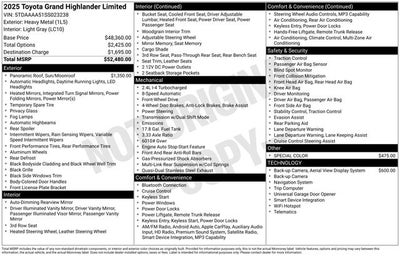 2025 Toyota Grand Highlander Limited