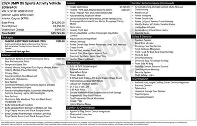 2024 BMW X5 sDrive40i