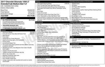 2017 Chevrolet Silverado 1500 LT LT1