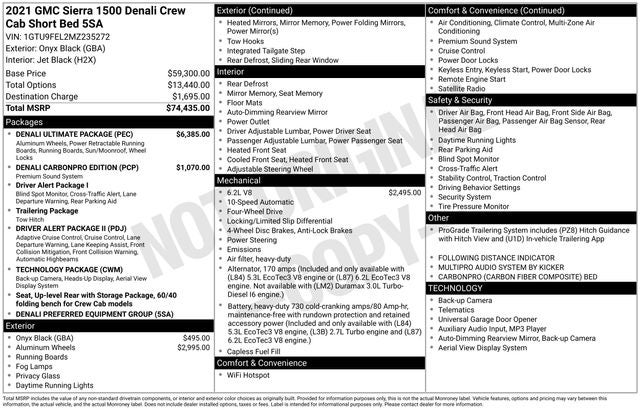 2021 GMC Sierra 1500 Denali