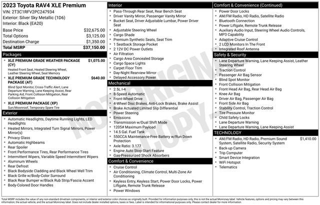 2023 Toyota RAV4 XLE Premium